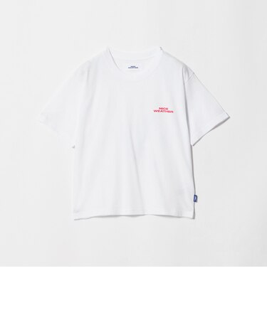 <NICE WEATHER>ウィメンズ ロゴ Tシャツ