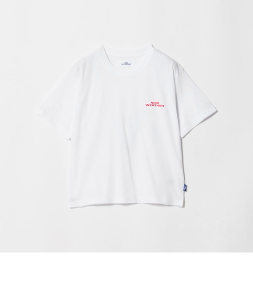<NICE WEATHER>ウィメンズ ロゴ Tシャツ