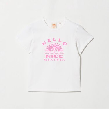 【別注】<HELLO SUNRISE>ウィメンズ ロゴプリント Tシャツ