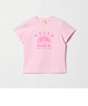 【別注】<HELLO SUNRISE>ウィメンズ ロゴプリント Tシャツ