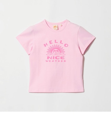 【別注】<HELLO SUNRISE>ウィメンズ ロゴプリント Tシャツ