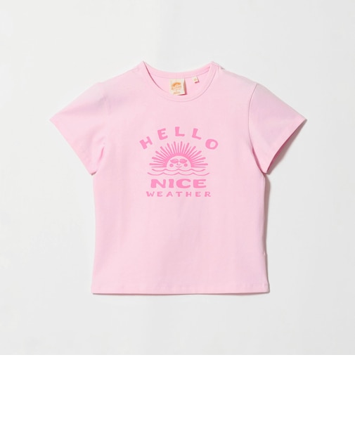 【別注】<HELLO SUNRISE>ウィメンズ ロゴプリント Tシャツ