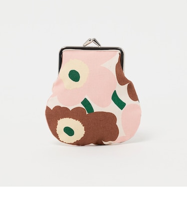 <marimekko>Mini Unikko Pieni Kukkaro がま口 ポーチ