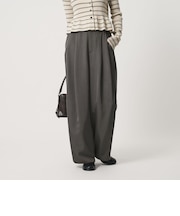 アセテート 2タック ワイドストレートパンツ ウォッシャブル
