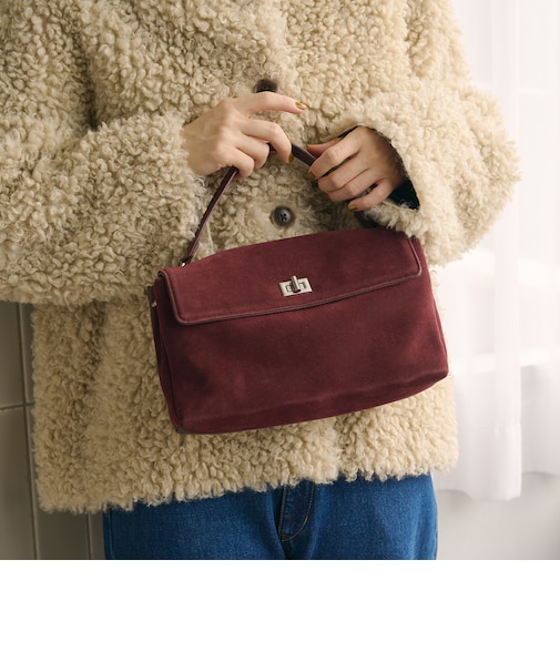 ヒネリ ワンハンドル 2WAY ショルダーバッグ