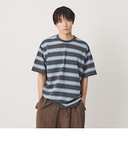 <NICE WEATHER>ボーダーショートスリーブ Tシャツ