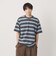 ＜NICE WEATHER＞ボーダーショートスリーブ Tシャツ