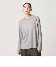 毛 ロングスリーブ プルオーバー