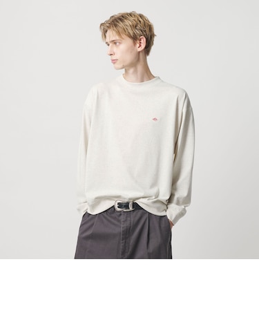 <DANTON>ロングスリーブ スウェット Tシャツ