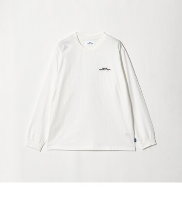 <NICE WEATHER>ロゴ ロングスリーブ Tシャツ