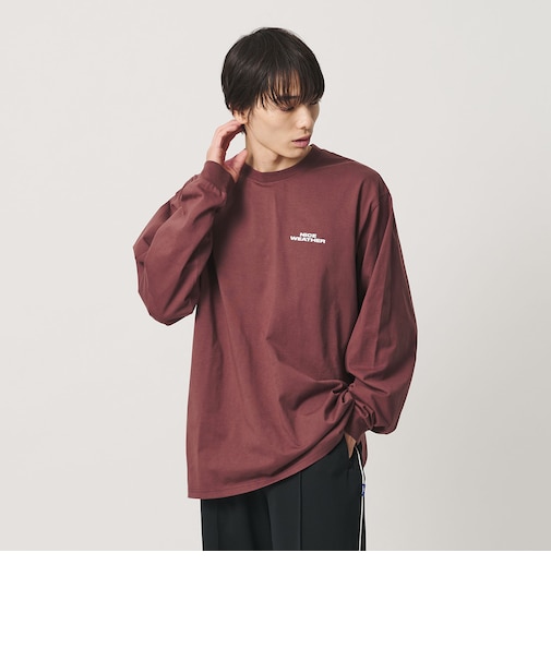 <NICE WEATHER>ロゴ ロングスリーブ Tシャツ