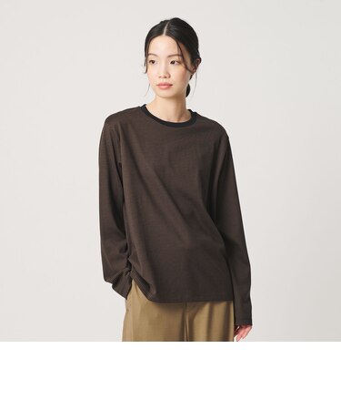 ソリッド&ボーダー ロングスリーブ Tシャツ