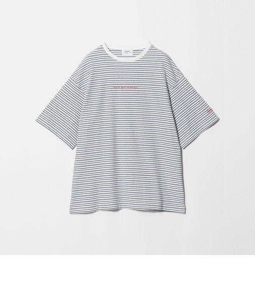 <Samplee>ボーダー ショートスリーブ Tシャツ