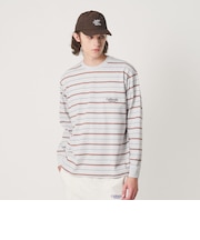 <CGS.>オーガニック コットン ロングスリーブ ボーダー Tシャツ