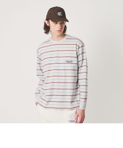 <CGS.>オーガニック コットン ロングスリーブ ボーダー Tシャツ