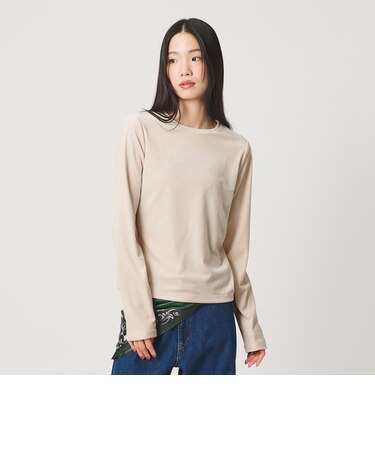 ベロア ロングスリーブTシャツ ウォッシャブル