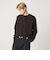 KNITEE フェザー コットン ヘンリーネック ニット Tシャツ ウォッシャブル