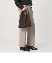 <LA UNIQA>スエード トートバッグ