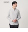 【WEB限定 WARDROBE SMART】コットン バンドカラー スキッパー シャツ