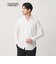 【WEB限定 WARDROBE SMART】コットン ワイドカラー スキッパー シャツ