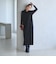 【WEB限定 Wardrobe DAILY MINIMAL】ダブルクロス スキッパーワンピース ウォッシャブル