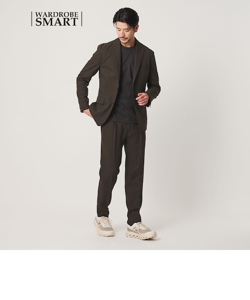 【WEB限定 WARDROBE SMART】LANATEC OX セットアップ/総裏ジャケット&イージーパンツ