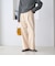 【WEB限定 Wardrobe DAILY MINIMAL】ジャージー タックカーブパンツ ウォッシャブル