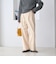 【WEB限定 Wardrobe DAILY MINIMAL】ジャージー タックカーブパンツ ウォッシャブル