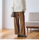【WEB限定 Wardrobe DAILY MINIMAL】ジャージー タックカーブパンツ ウォッシャブル