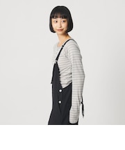 【別注】<Healthknit>ボーダー ヘンリーネック プルオーバー