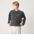 ＜LACOSTE for BEAUTY&YOUTH＞ ベロア  ロングスリーブ Tシャツ