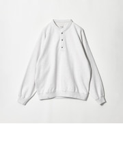 <CGS.>コットン ヘンリーネック スウェット プルオーバー