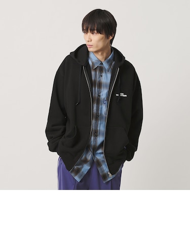 <NICE WEATHER>ロゴ ジップフーディ