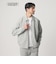 【WEB限定 WARDROBE SMART】ダブルニット ハリントン ジャケット/セットアップ対応 【抗菌・防臭】