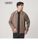 【WEB限定 WARDROBE SMART】ダブルニット ハリントン ジャケット/セットアップ対応 【抗菌・防臭】