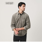 【WEB限定 WARDROBE SMART】テック コーデュロイ シャツ