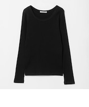 コットンリブ クルーネック ロングスリーブ