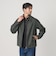 【WEB限定 WARDROBE SMART】スエードライク ジップ ブルゾン
