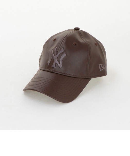 【別注】<NEW ERA>9TWENTY レザーライク キャップ