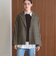 【WEB限定 Wardrobe DAILY MINIMAL】テーラード チェック ジャケット