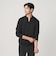 【WEB限定 WARDROBE SMART】マシーンウォッシャブル ウールミックス スキッパー ニット