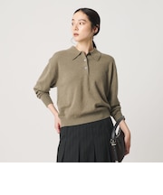 ウールカシミヤ ポロニット ウォッシャブル