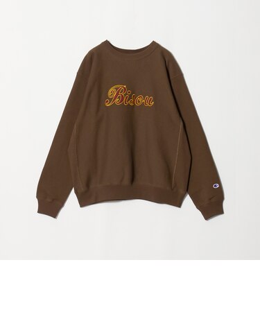 <CHAMPION for BEAUTY&YOUTH>パッチ クルーネック スウェット