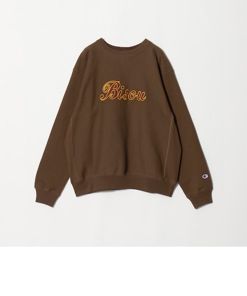 <CHAMPION for BEAUTY&YOUTH>パッチ クルーネック スウェット