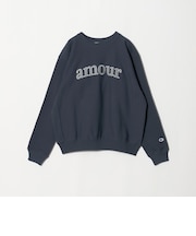 <CHAMPION for BEAUTY&YOUTH>パッチ クルーネック スウェット