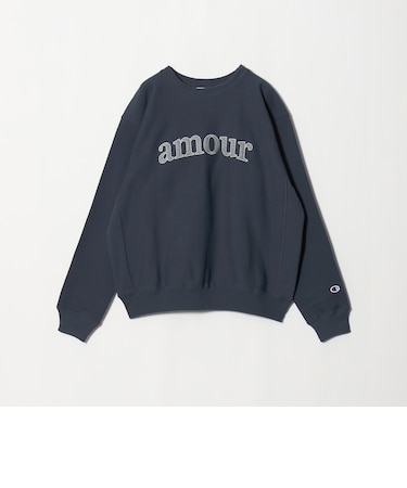 <CHAMPION for BEAUTY&YOUTH>パッチ クルーネック スウェット