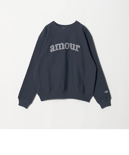 <CHAMPION for BEAUTY&YOUTH>パッチ クルーネック スウェット