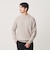 【WEB限定 WARDROBE SMART】マシーンウォッシャブル ウールミックス アゼ モックネック