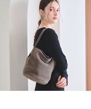 【別注】<Folna>トグル ムートンライク ワンショルダーバッグ