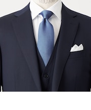GLR シルク セミ フォーマル 8.0cm ソリッド ネクタイ
